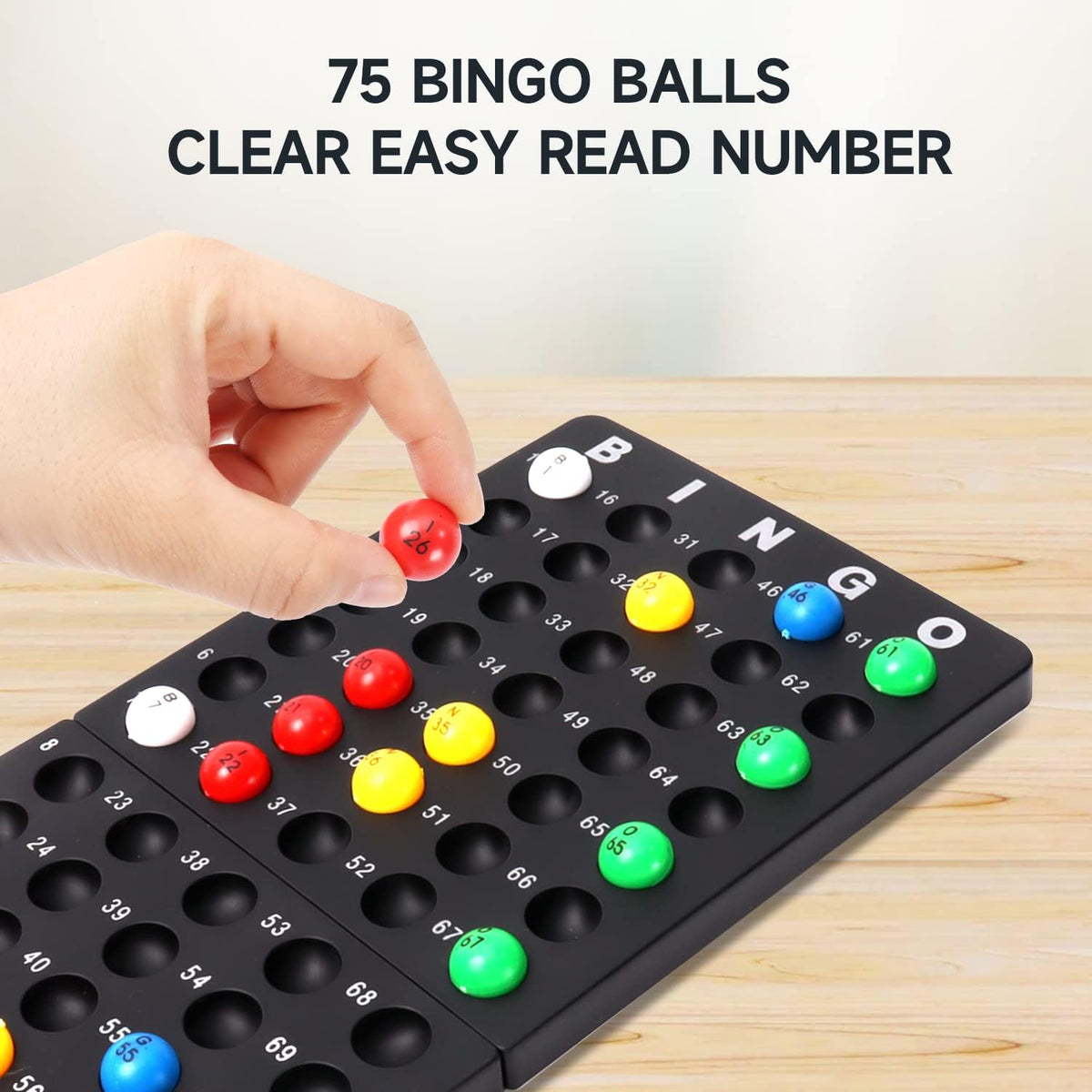 Juego de bingo de lujo GSE para fiestas de amigos, noches de juego...