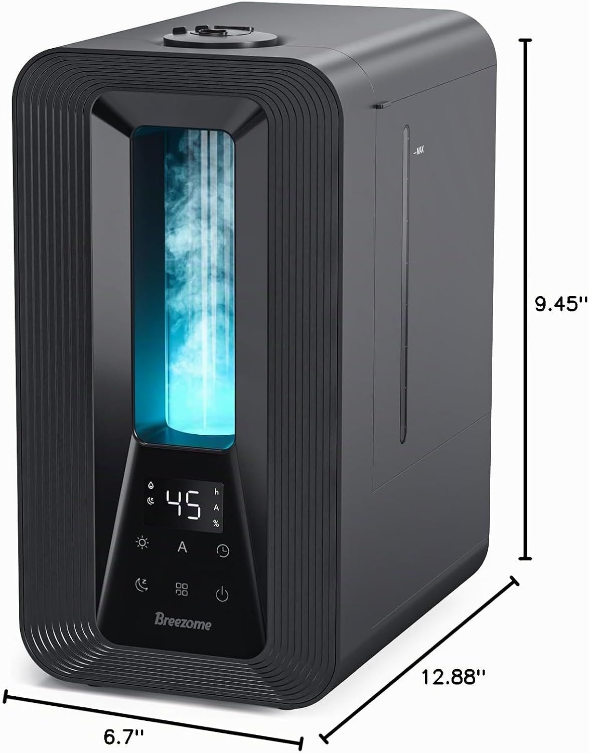 BREEZOME Humidificadores de 6L para dormitorio, humidificador de ll...