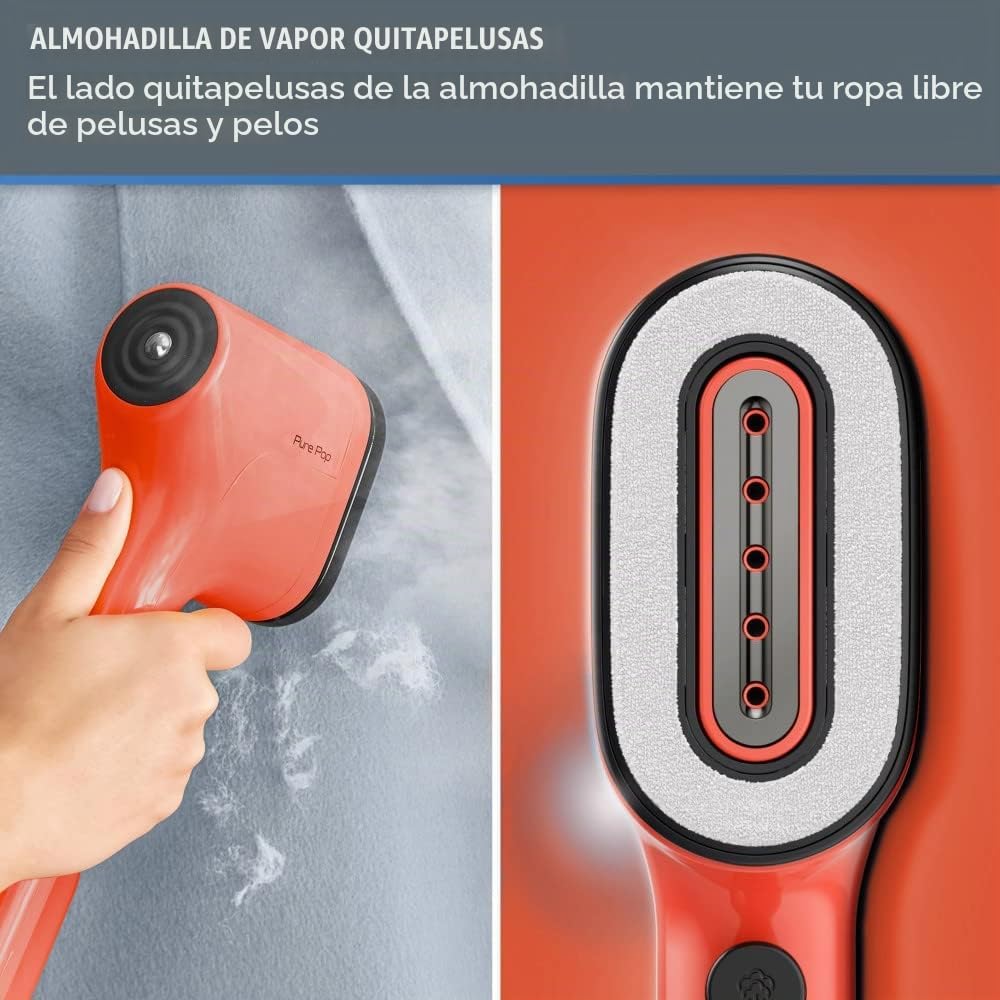 Rowenta PurePop - Vaporizador de mano para ropa de 1.5 libras, cale...