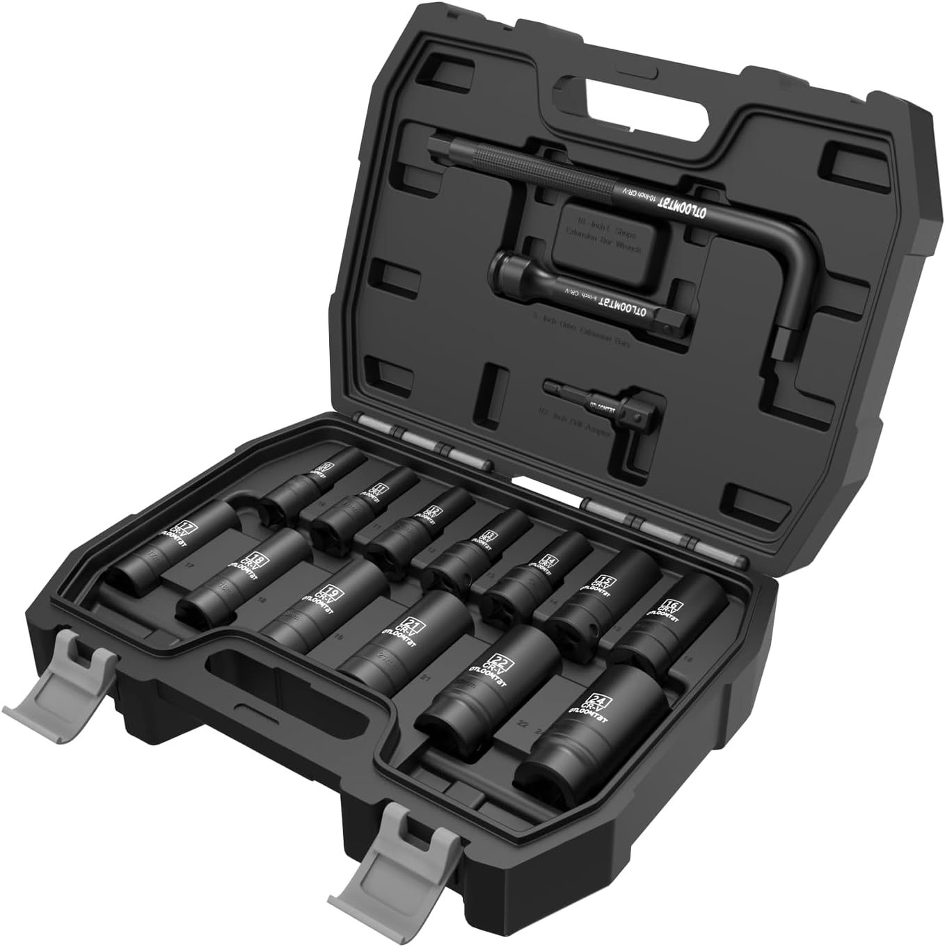 OTLOOMTBT Juego de llaves de impacto de 16 piezas de 1\/2" | Co...