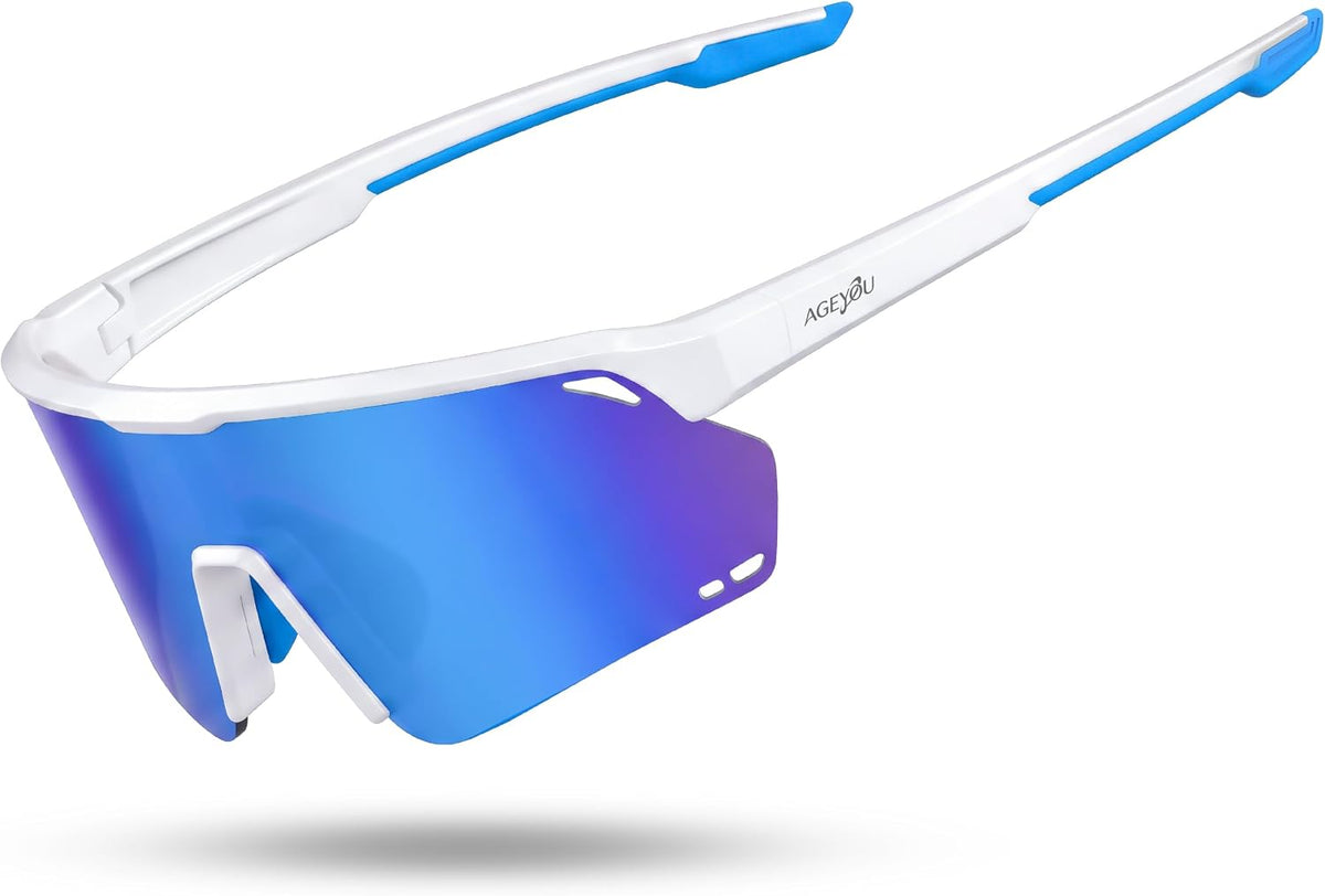 AGEYOU Gafas de sol deportivas polarizadas para hombres y mujeres |...