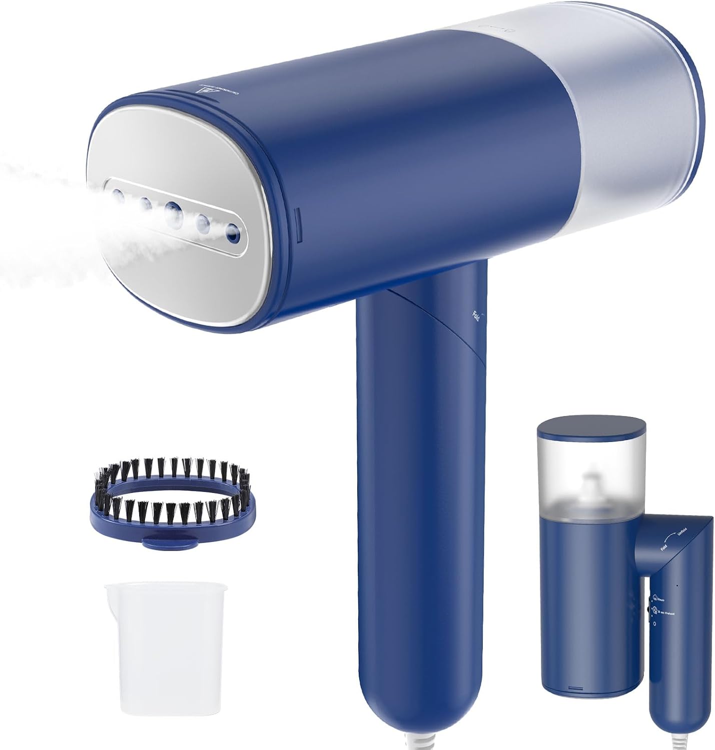 Vaporizador de mano para ropa, vaporizador de viaje plegable de 120...