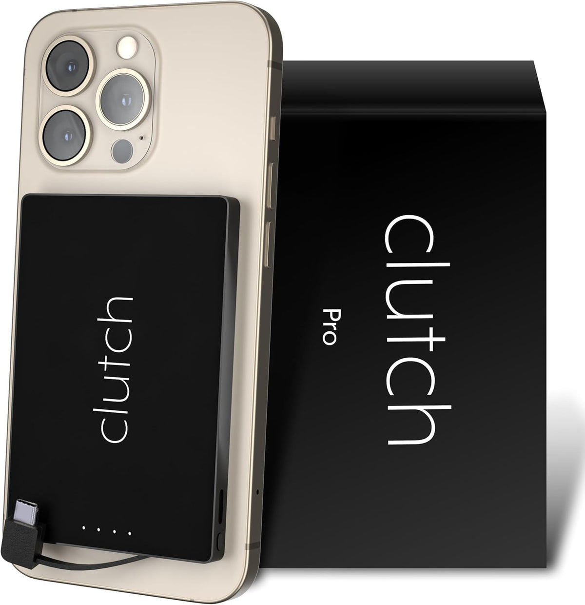 Clutch - Cargador portátil USB-C Pro - Compatible con iPhone 15, 16...