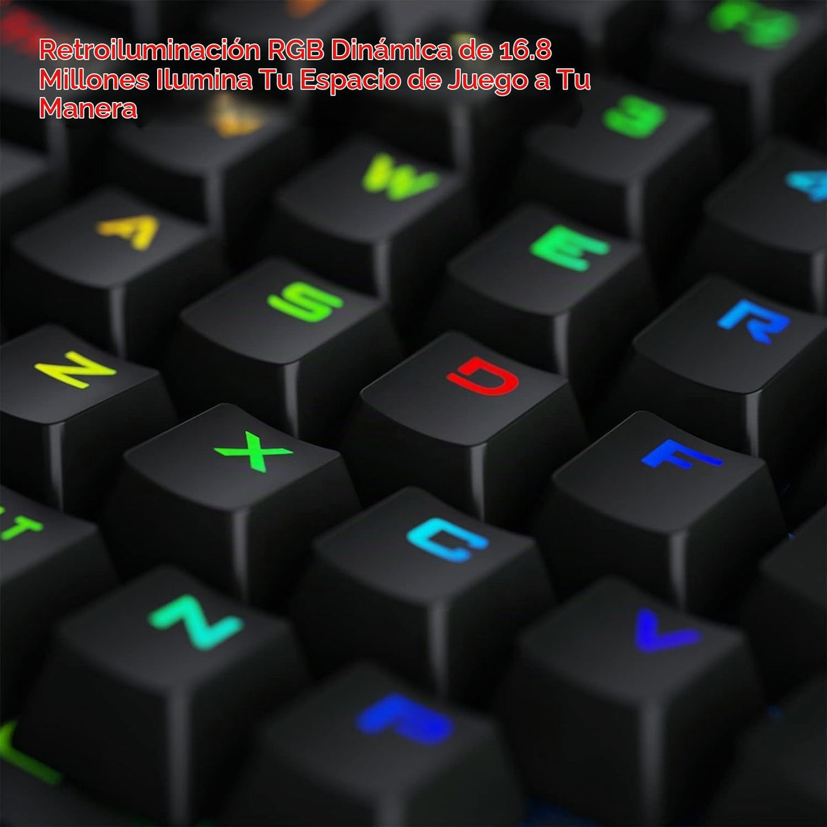 Redragon K585 PRO Teclado mecánico inalámbrico con una sola mano, 4...