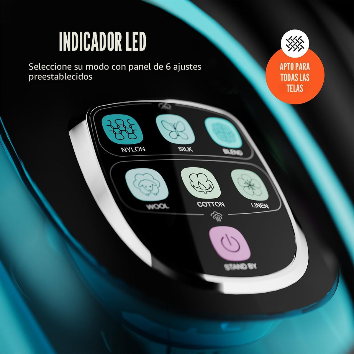 PurSteam SteamTech Elite - Plancha de vapor de 1750 W, control digi...