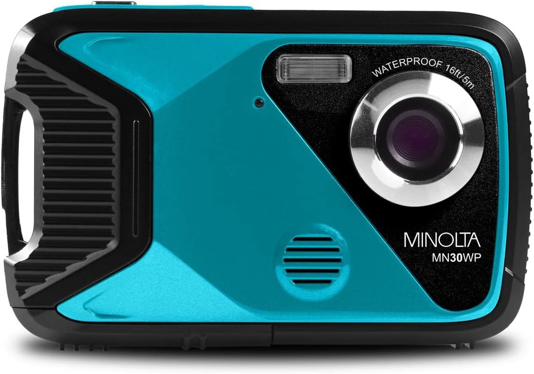 Minolta MN30WP - Cámara digital impermeable de 21 MP \/ 1080P HD (v...