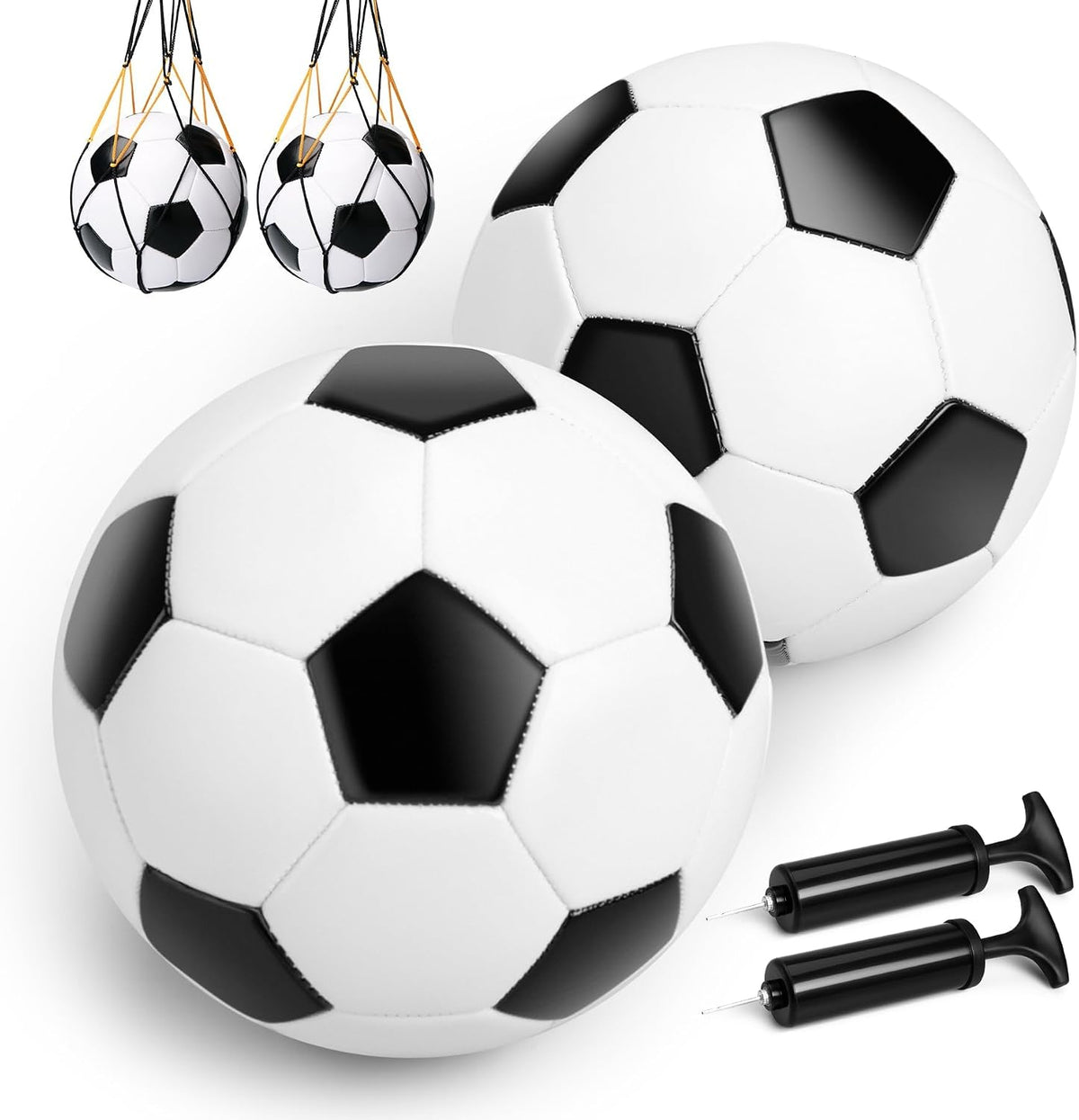 Balón de fútbol de tamaño 2\/3\/4\/5 con bomba y bolsa, pelota desi...