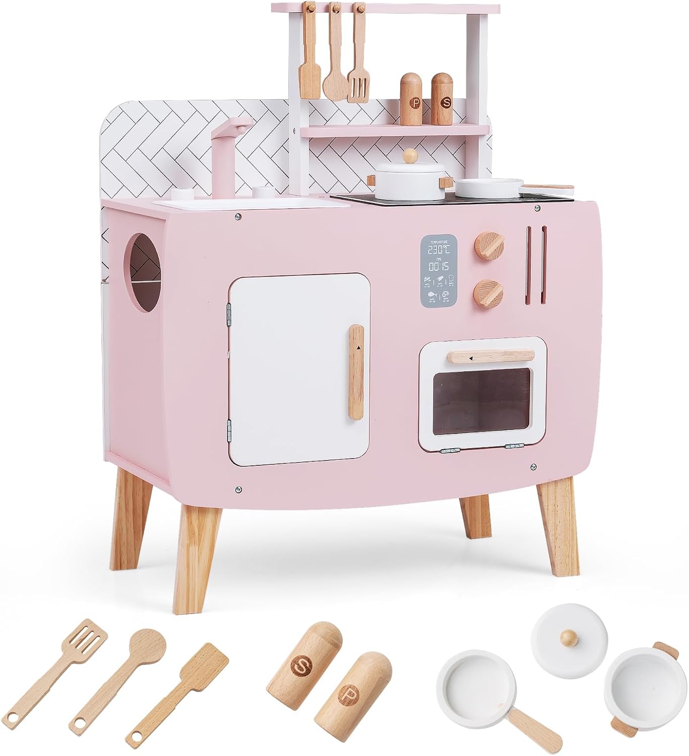 Costzon Juego de cocina para niños, juguete interactivo para niños...