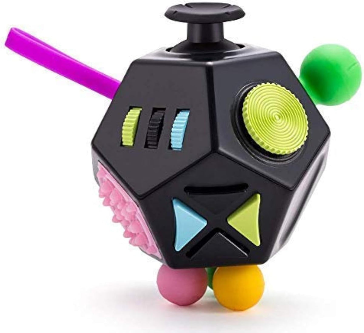Juguetes de Cubo de 12 Lados, Cubo de Juguetes Fidget Alivia el Est...