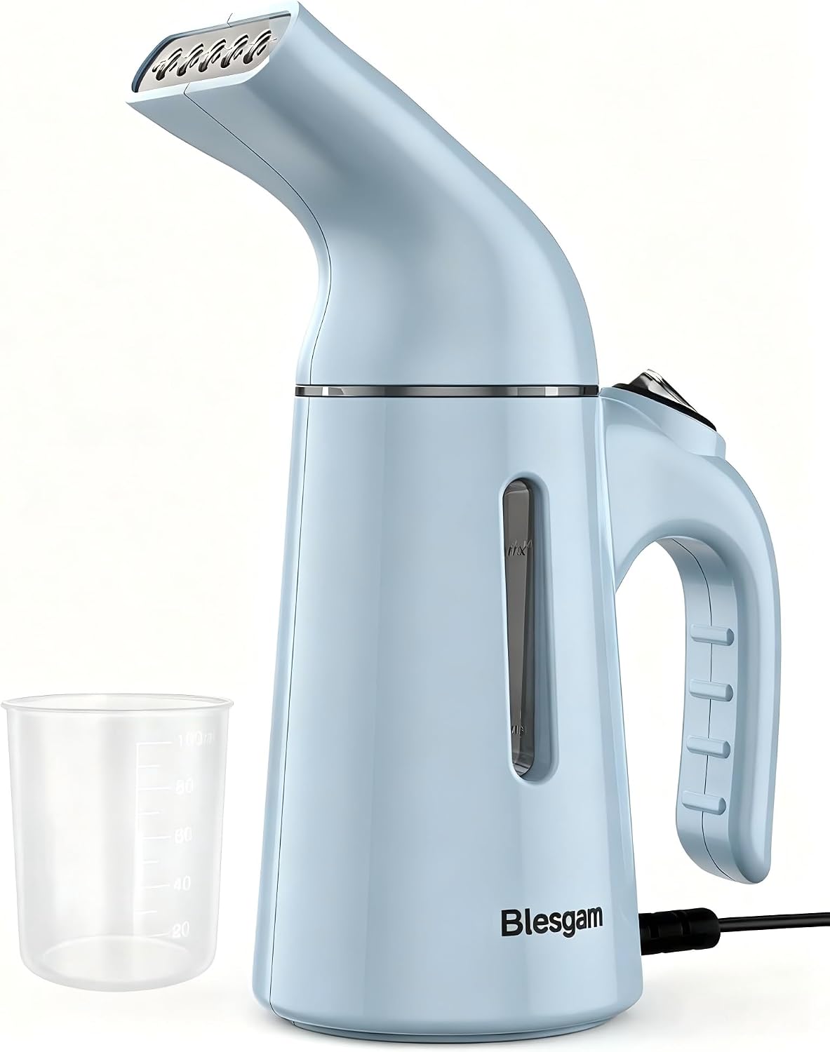 Blesgam Vaporizador para ropa de 700 W, calentamiento rápido en vap...