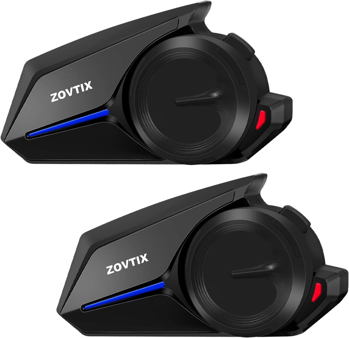 ZOVTIX Auriculares para casco de motocicleta, sistema de comunicaci...