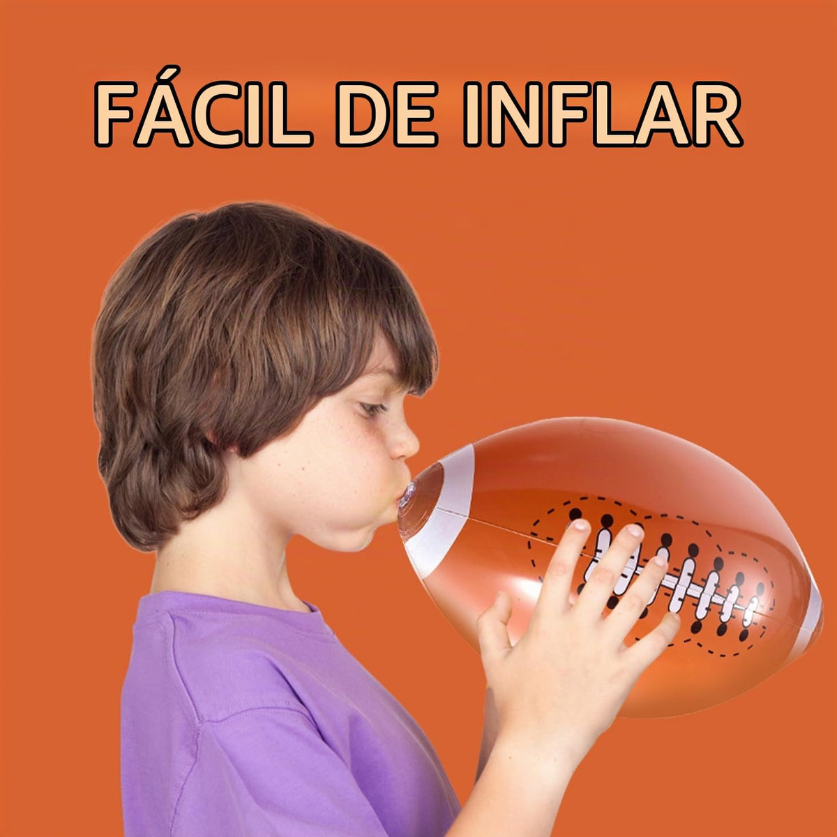 Bedwina Balones de fútbol inflables de 16 pulgadas para decoracione...