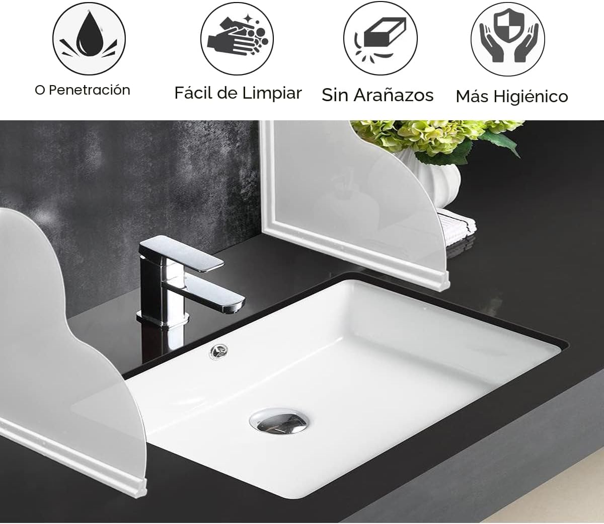 Spidfee Kit de protección contra salpicaduras de ducha, protectores...