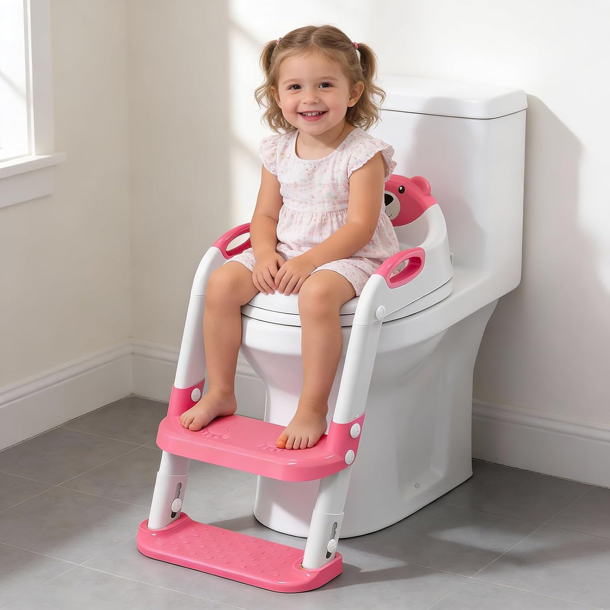 Inodoro de entrenamiento para ir al baño para niños pequeños, asien...