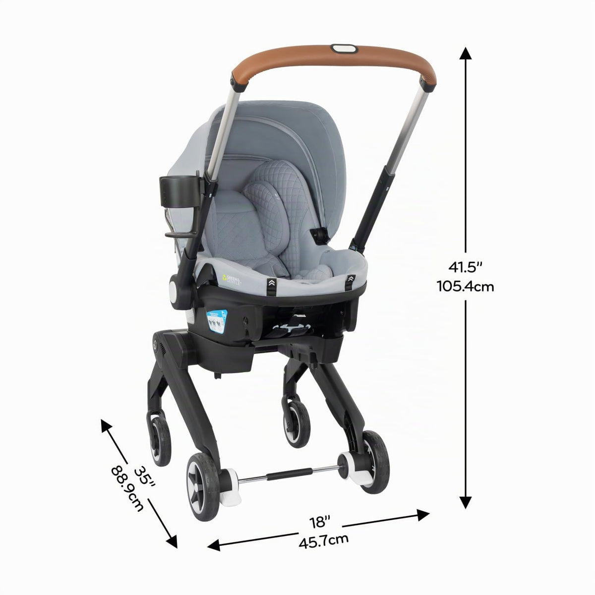 Evenflo Shyft DualRide - Cochecito de coche para bebés y prematuros...