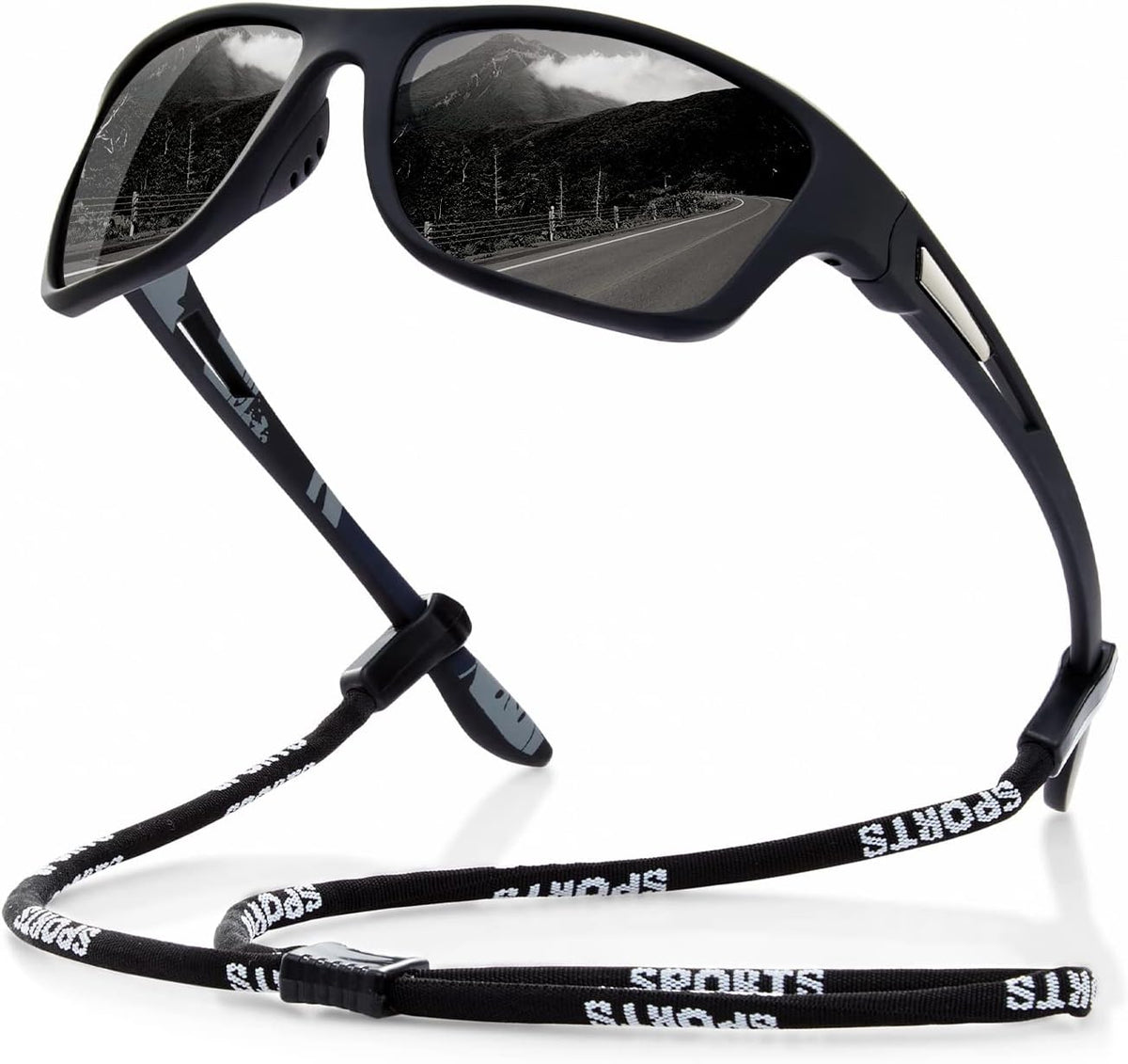 suoso Gafas de sol deportivas polarizadas para hombre: gafas de pro...