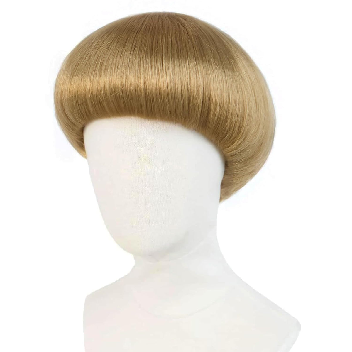 JoneTing Peluca Rubia de Hongo【+Gorro de Cabello】Pelucas de Corte d...