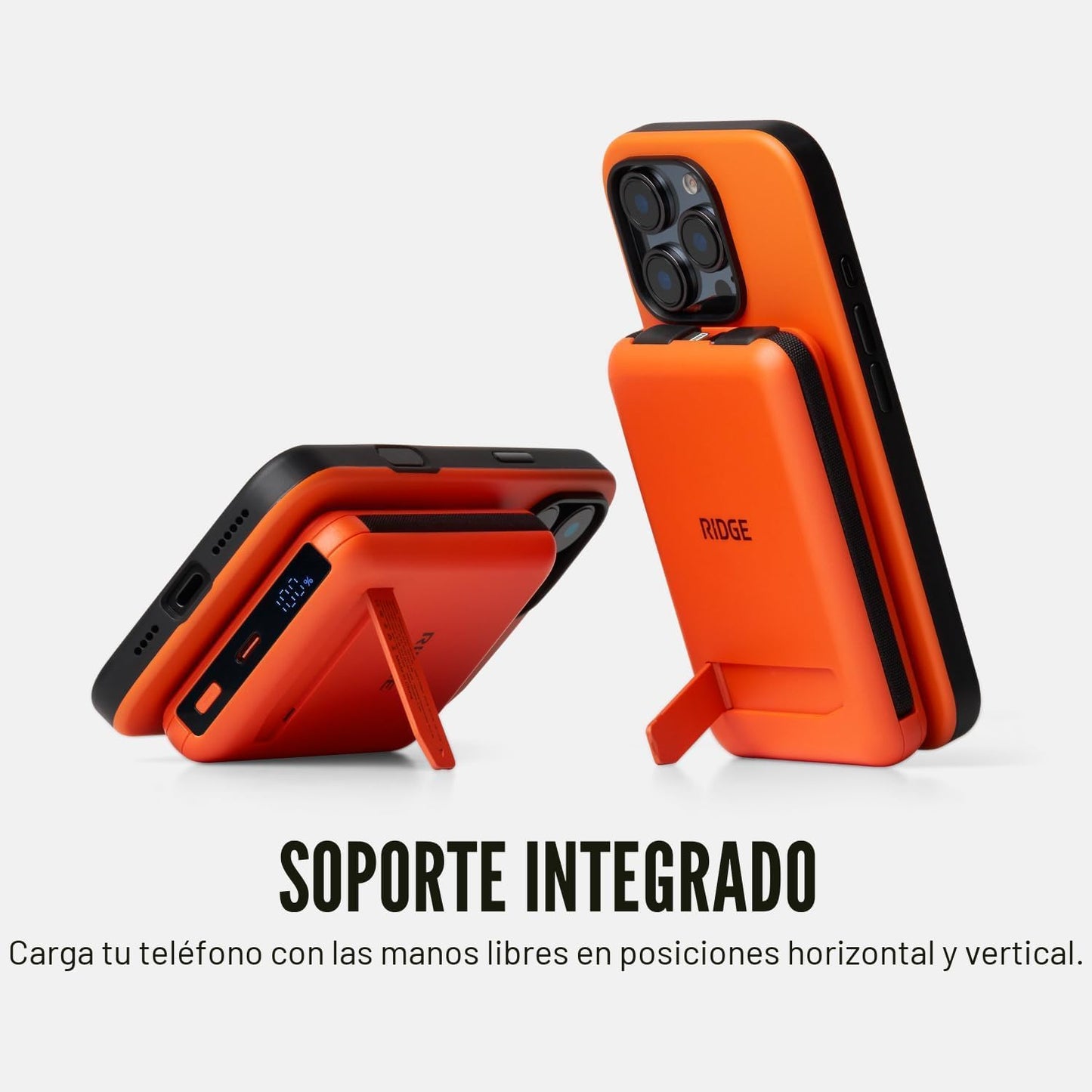 Ridge - Batería magnética de 20 W, batería de 10,000 mAh, carga ráp...