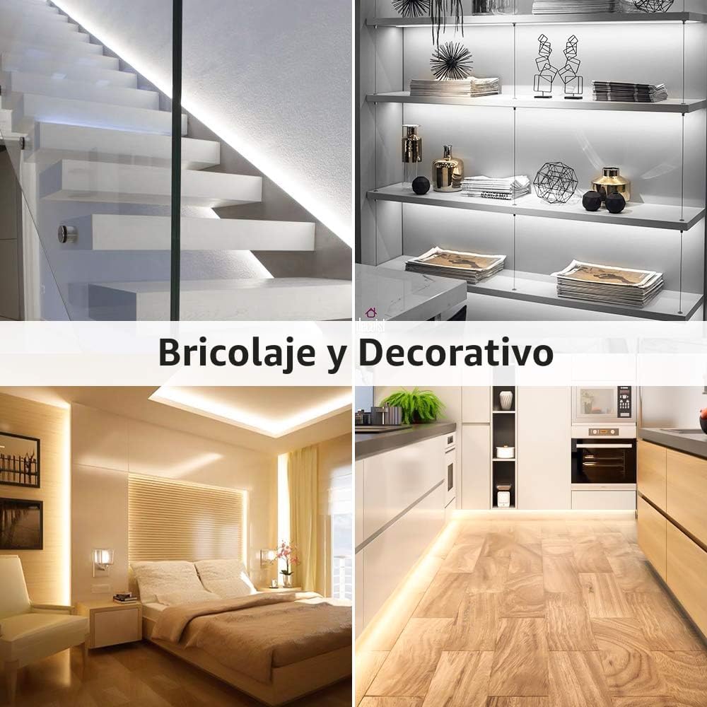 Novostella Tira de Luces LED Blanca Sintonizable de 40 pies, 1344 L...