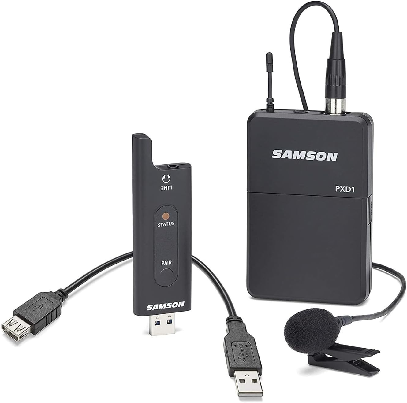 SAMSON XPD2 Lavalier - Sistema inalámbrico digital USB