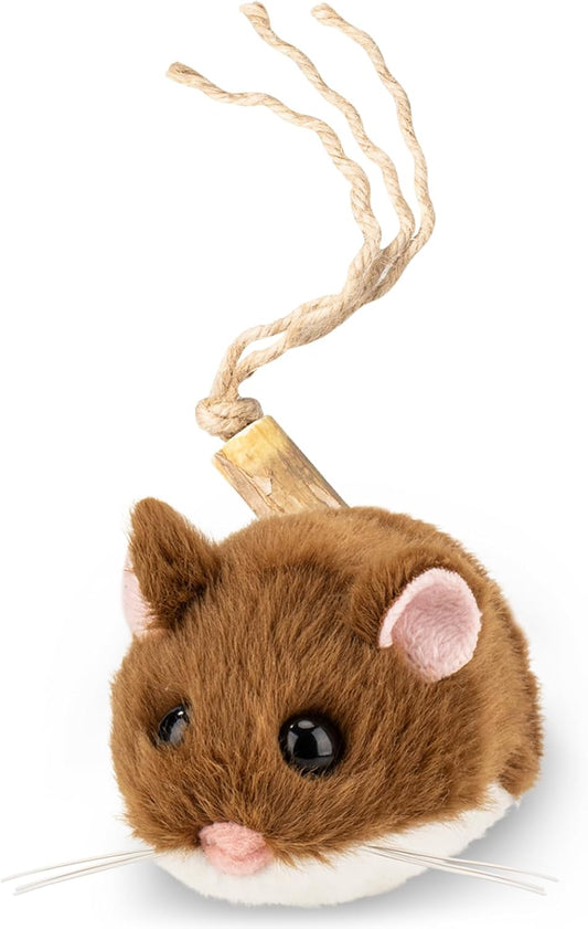 Migipaws MigiMouse - Juguete interactivo para gatos con giro de 360...