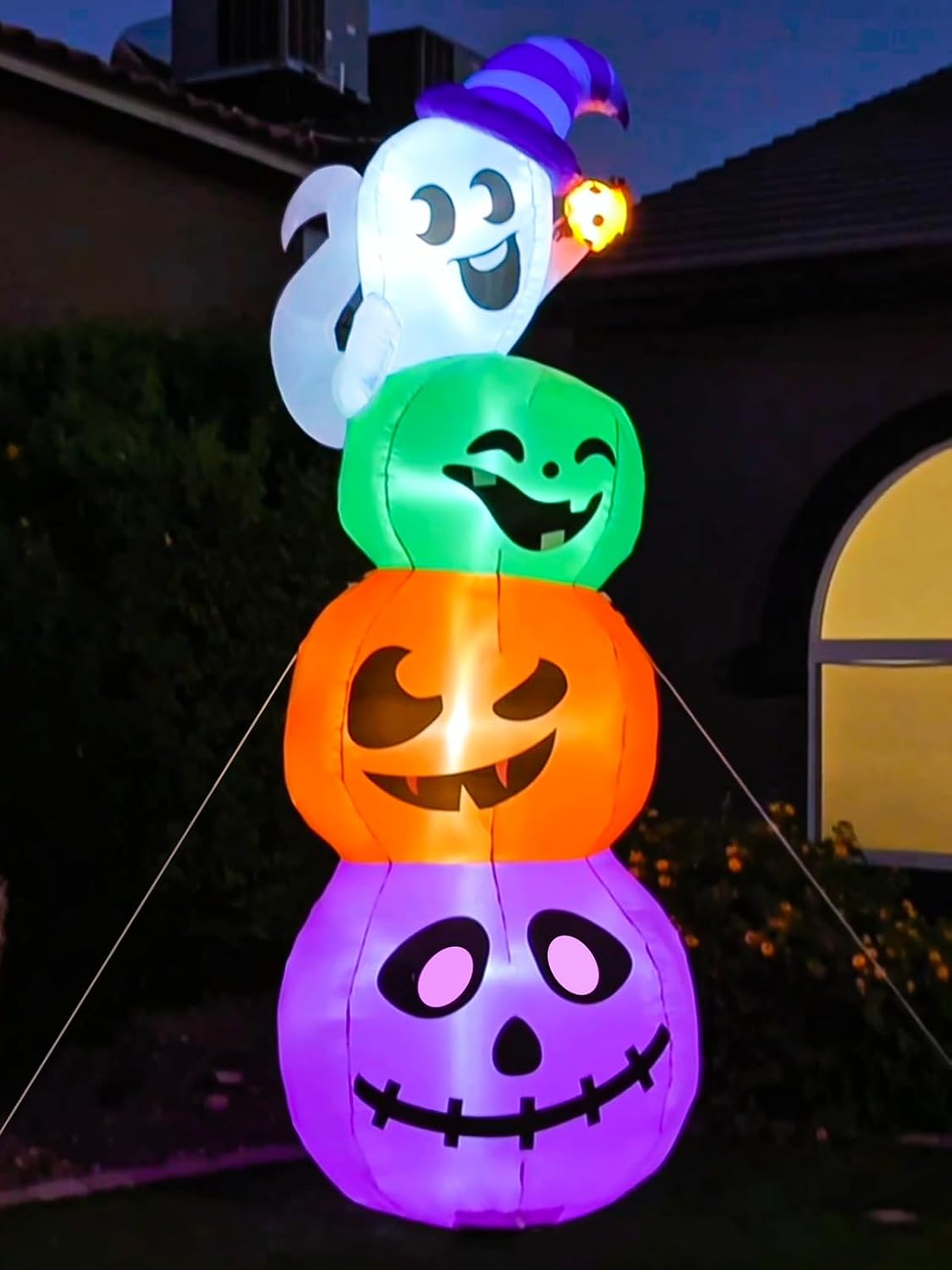 LOYO Decoraciones inflables de Halloween para exteriores, fantasmas...