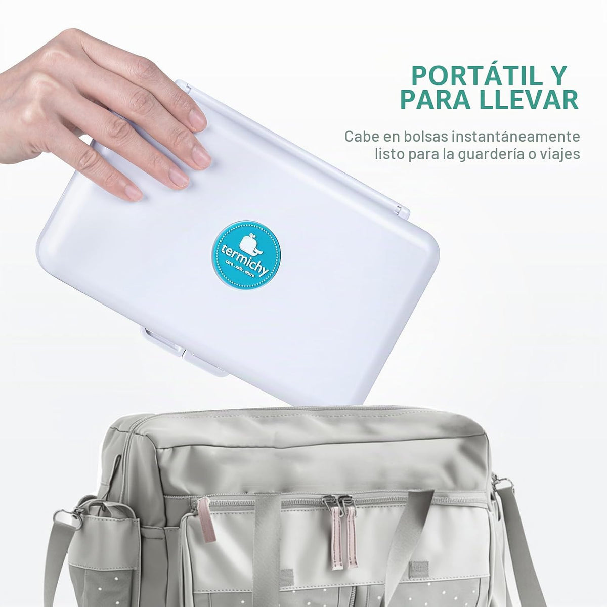 Termichy Kit de limpieza de biberones de viaje: juego de cepillo y...