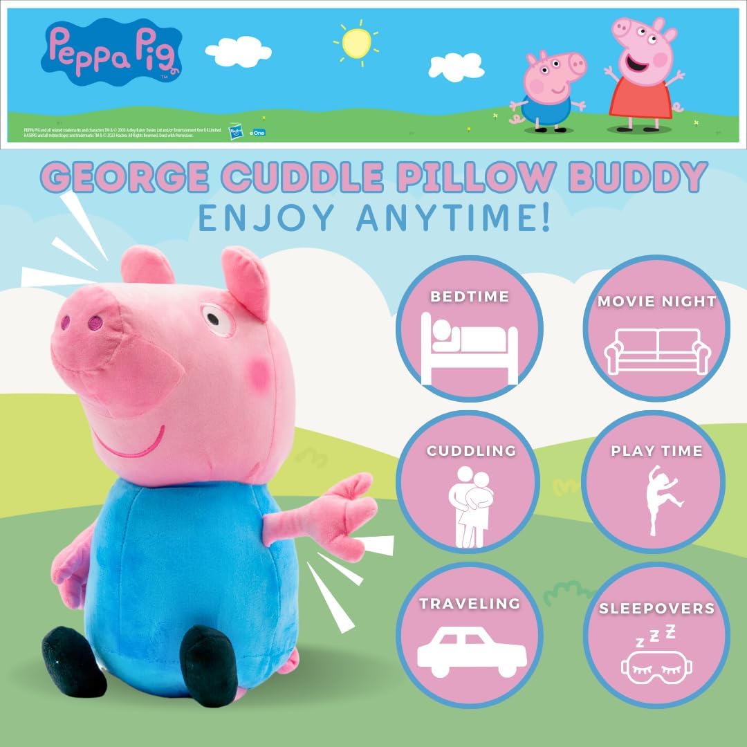 Peppa Pig George Ropa de Cama para Niños de Franco - Almohada de Pe...