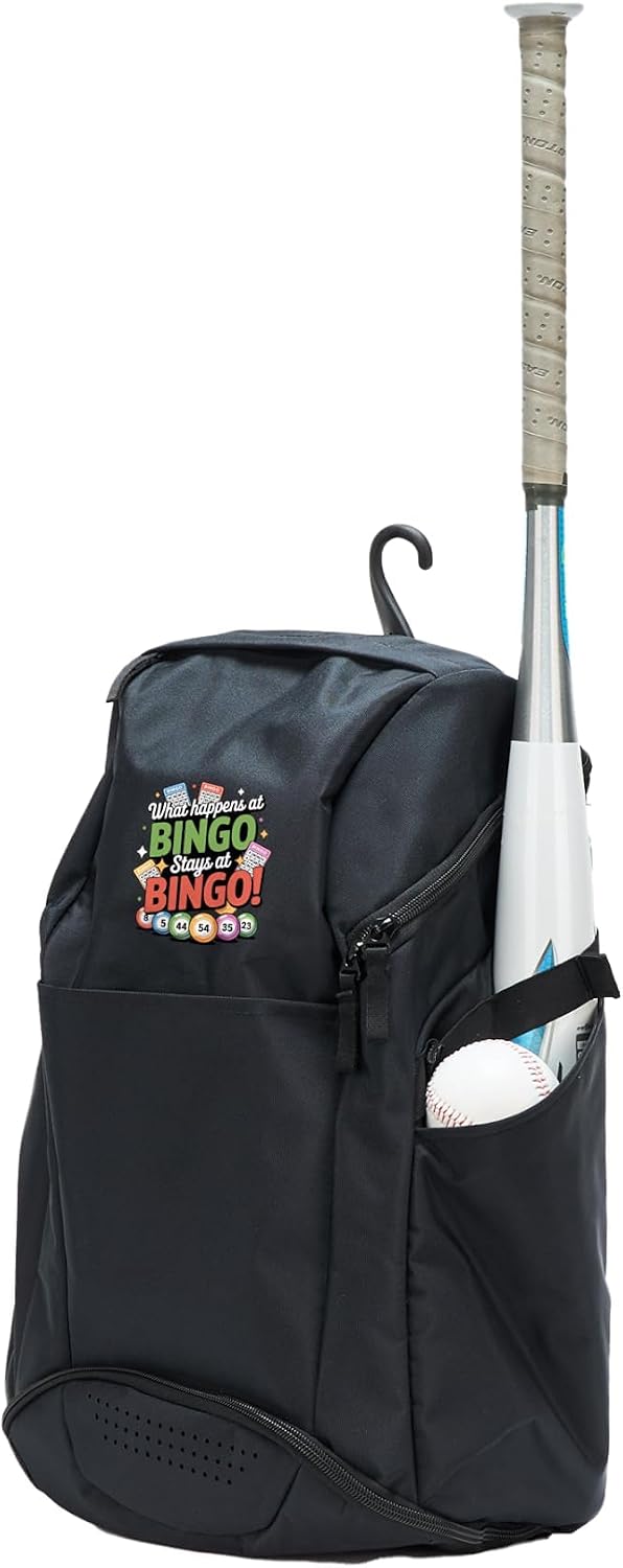 Bingo, lo que pasa en el bingo se queda en el bingo, mochila deport...