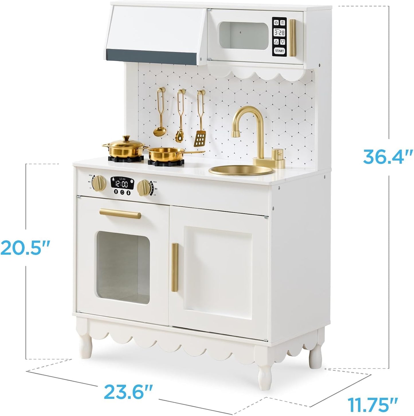 Best Choice Products - Juguetes de madera para niños de cocina de s...