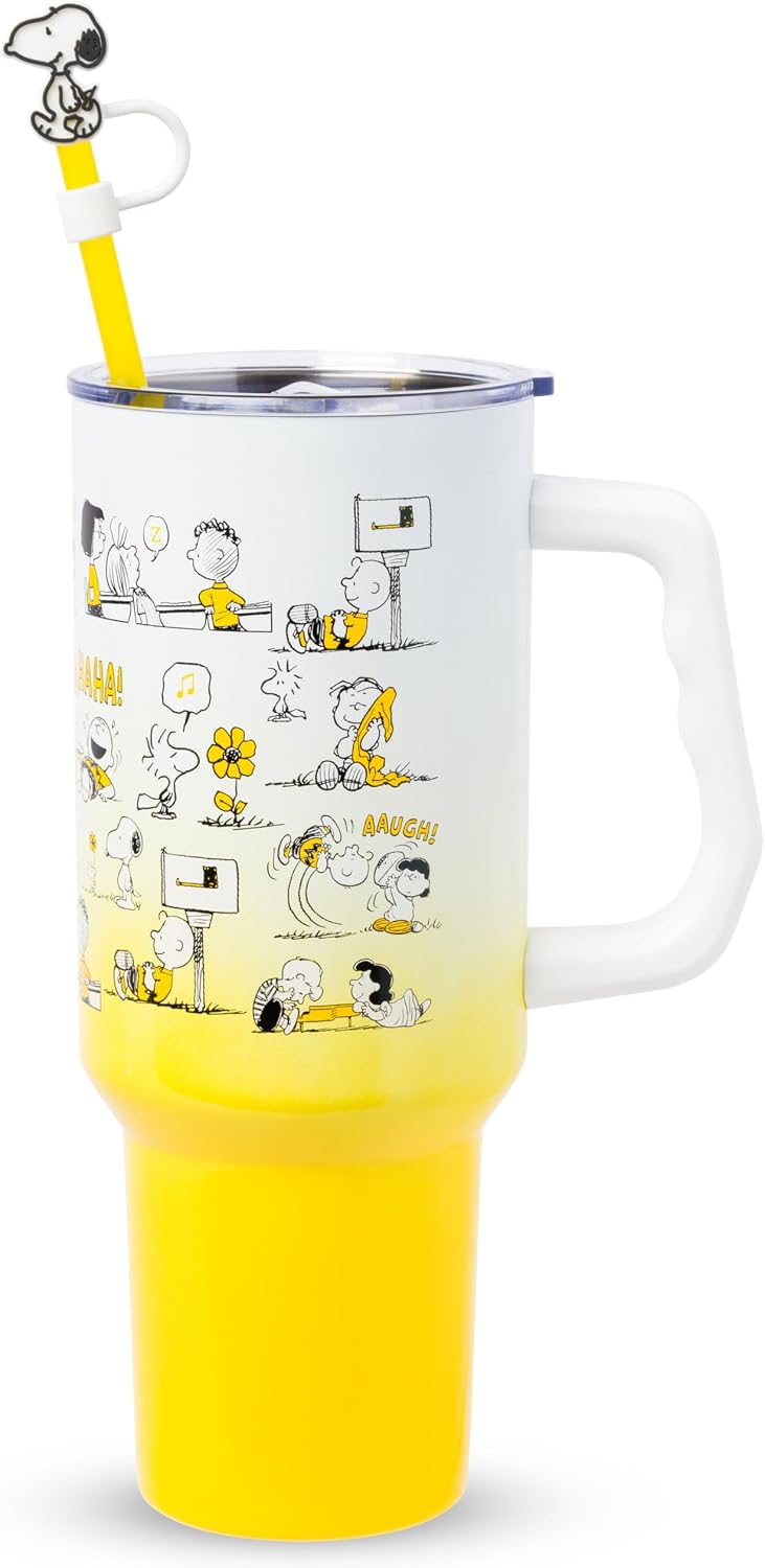 Silver Buffalo Escenas Icónicas de Peanuts Charlie Brown, Snoopy, W...