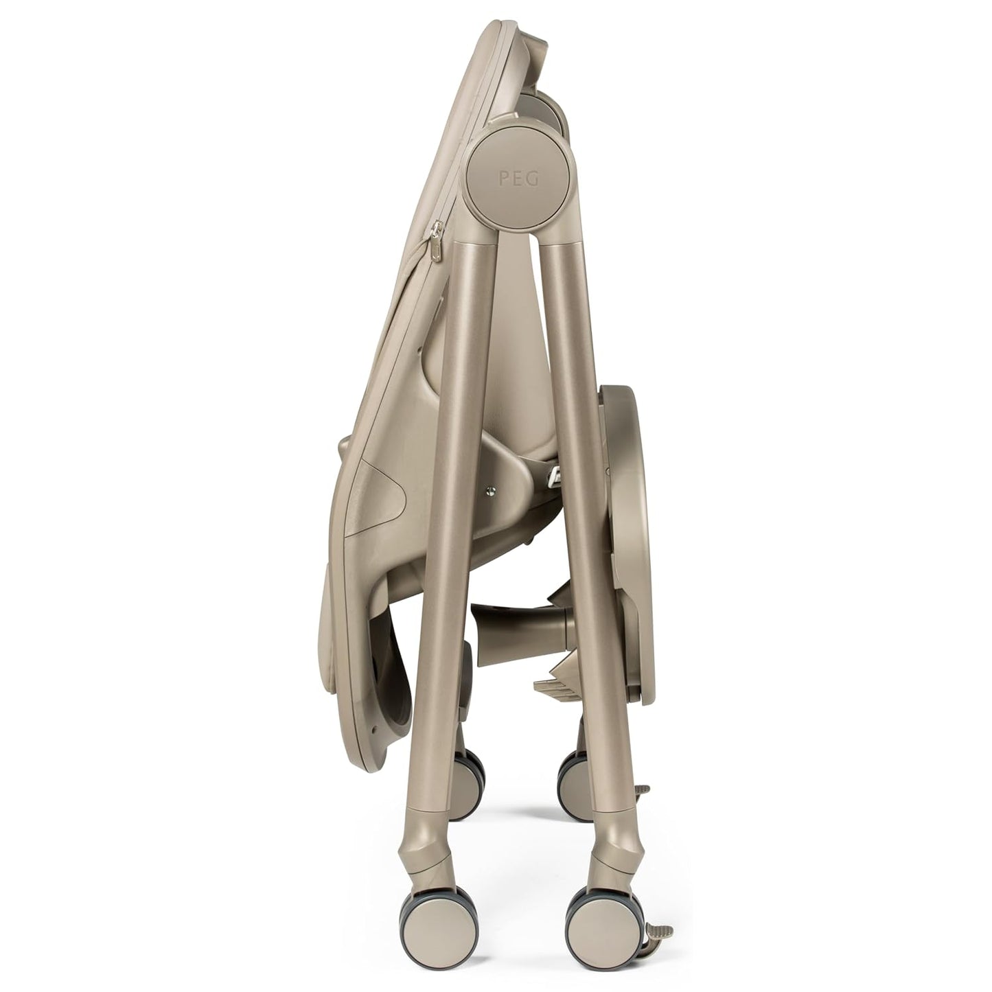 PEG Living, Grow with Baby Silla alta plegable, color arena espacia...