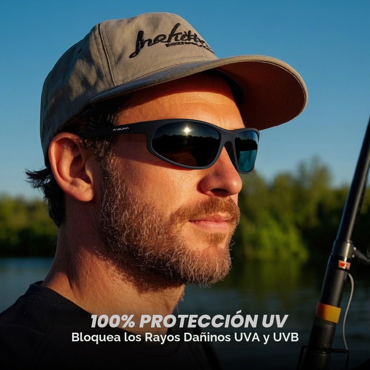 FAGUMA Gafas de sol deportivas polarizadas para hombres, ciclismo,...