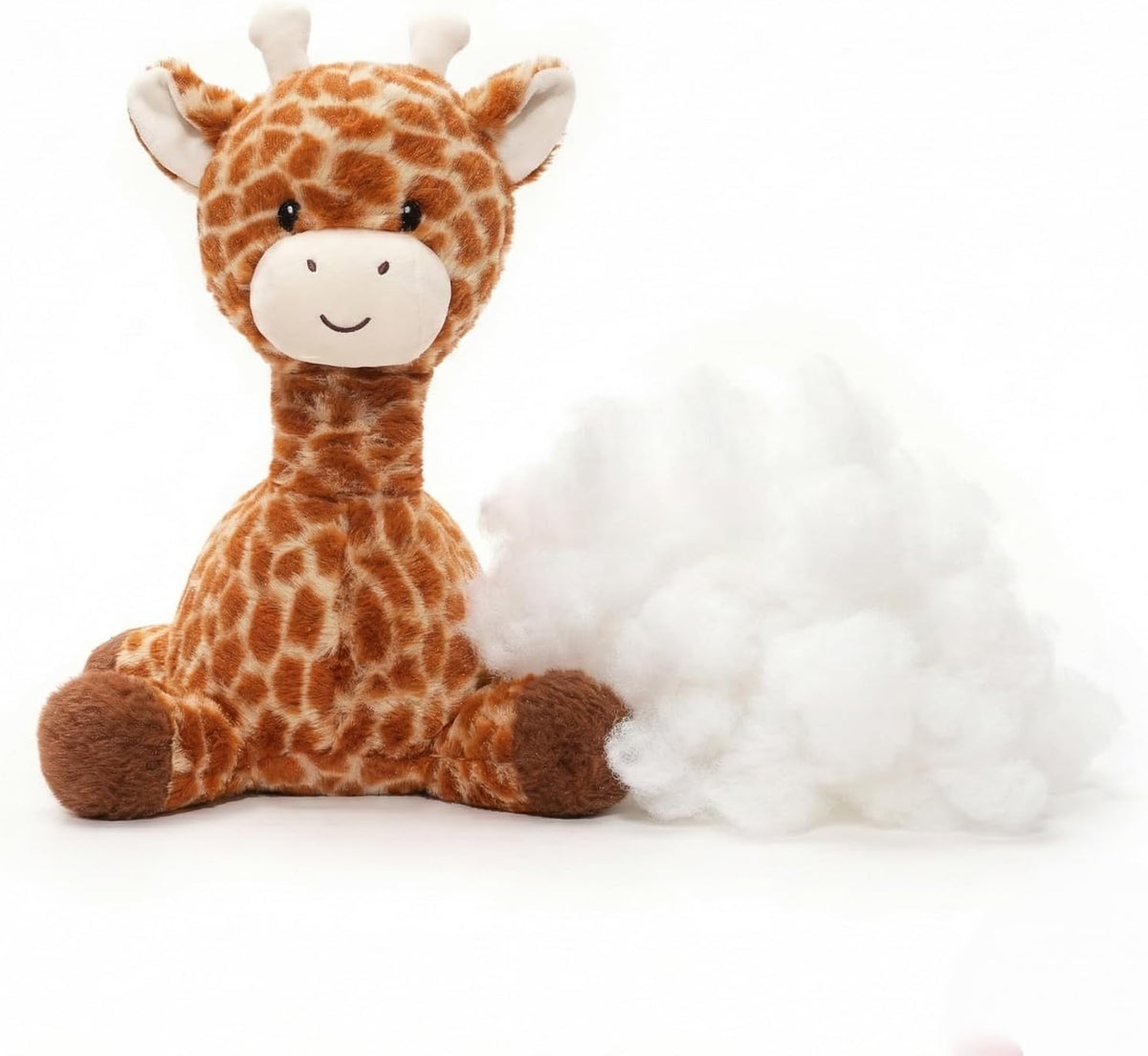 WEIGEDU Juguete de peluche de jirafa, 15,3 pulgadas | Ojos bordados...