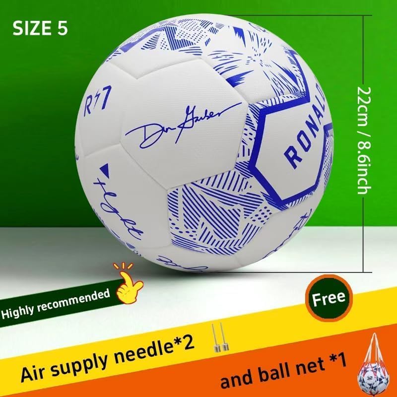 Balón de fútbol sin costuras tamaño 4\/5, termoadherido para entren...