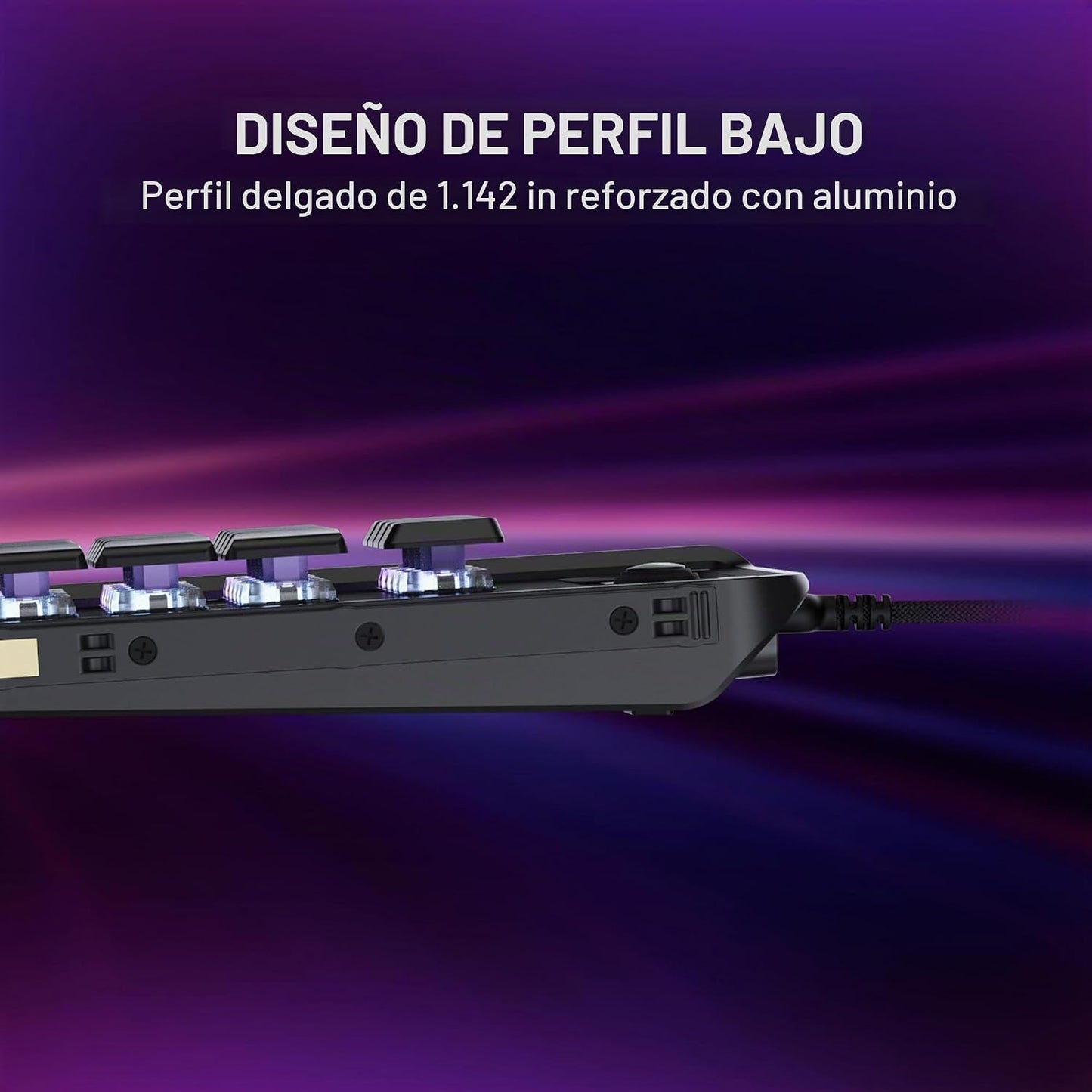 Turtle Beach Command Series KP7 - Teclado para juegos - Diseño prog...