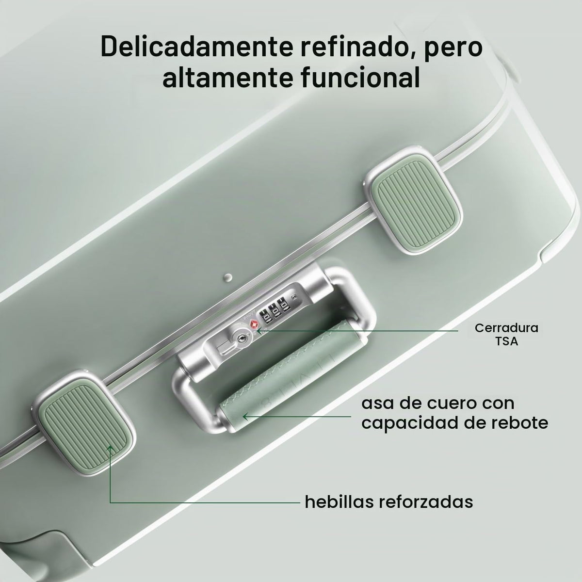 LEVEL8 Equipaje de mano aprobado por aerolíneas con marco de alumin...