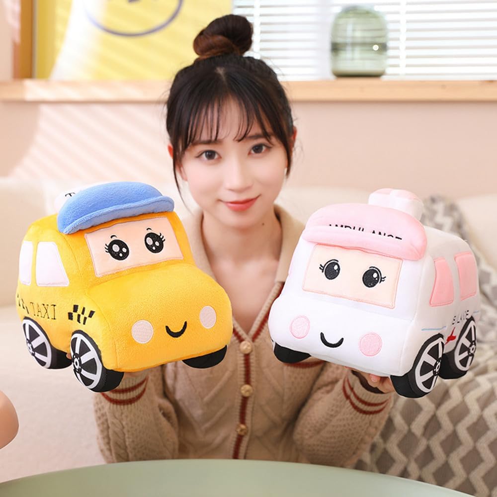 XIYUAN Coche de peluche de auto de felpa de simulación de autobús e...