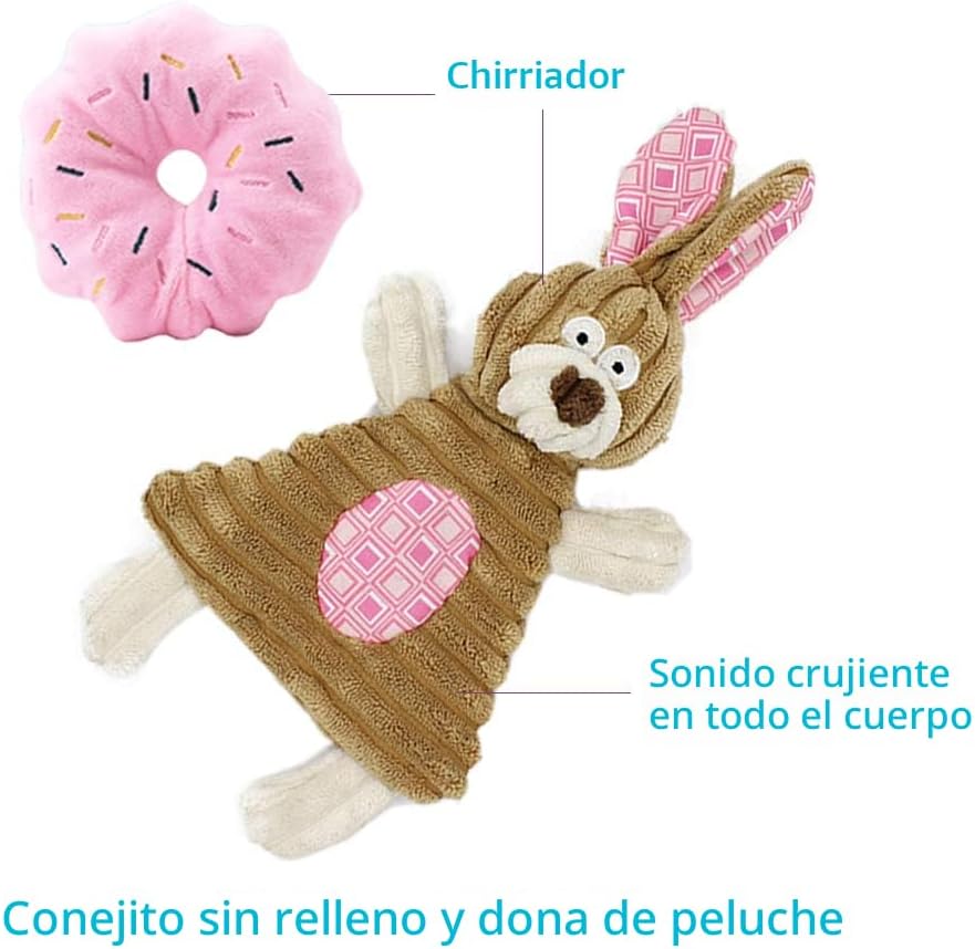 Volacopets Juguetes para cachorros para dentición, juguetes mastica...