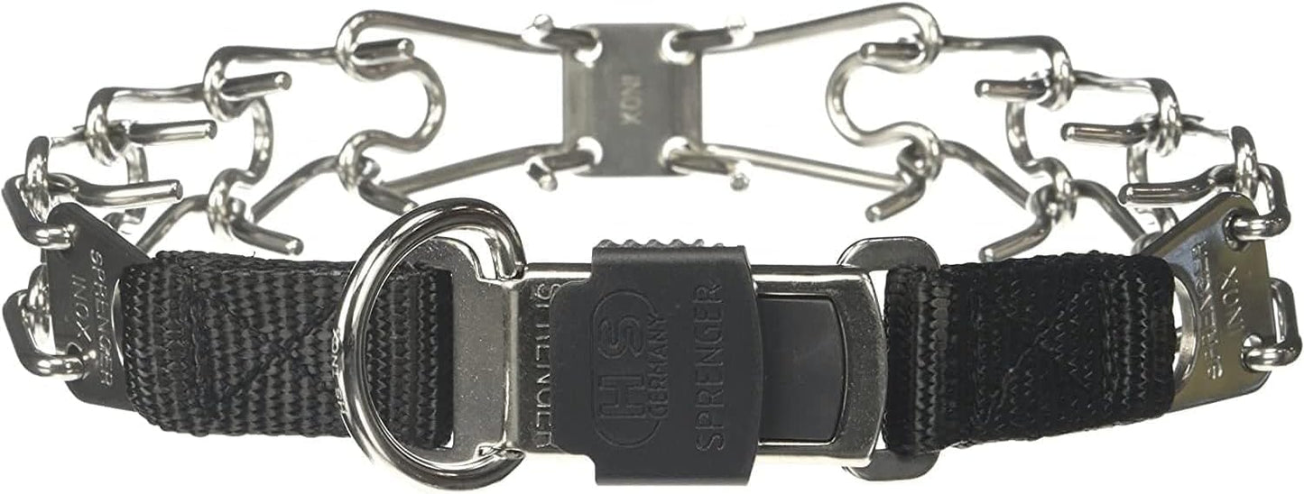 Herm Sprenger Collar de entrenamiento para perros de acero inoxidab...
