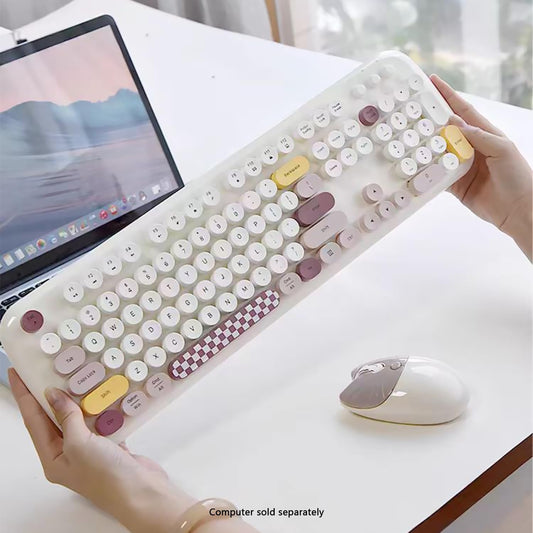SaharaCase - Combo de teclado y mouse inalámbricos con clic silenci...