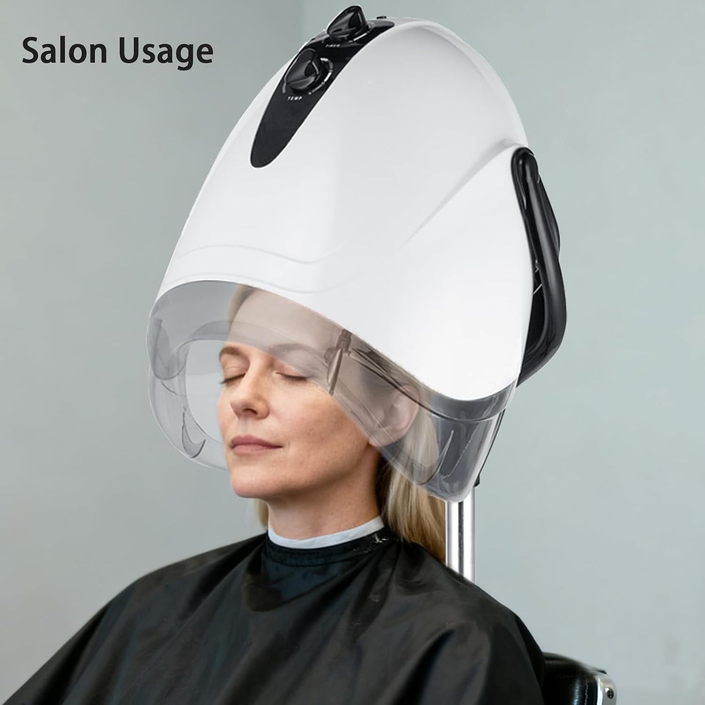 OIYALI Secador de pelo profesional con capucha de 1000 W, secador d...
