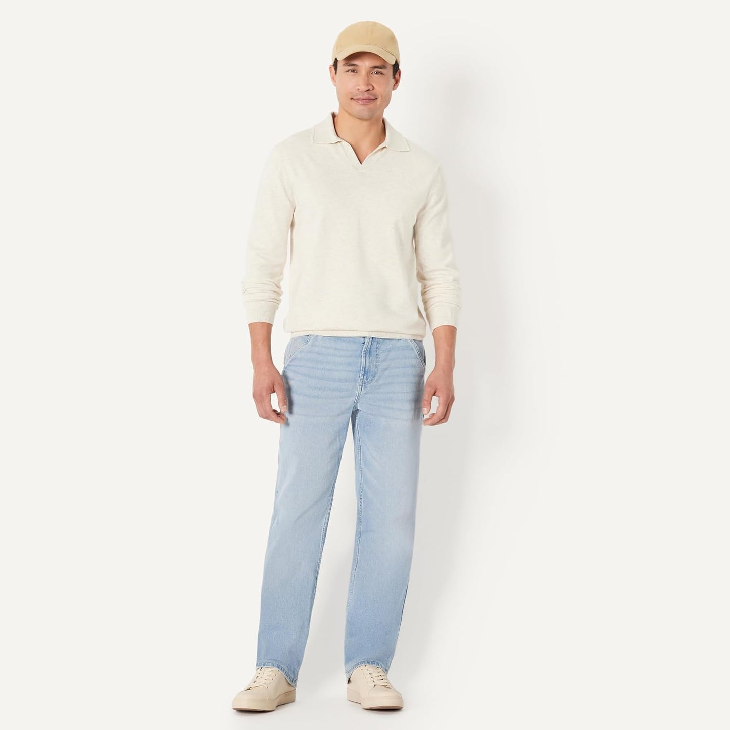 Amazon Essentials Gorra de béisbol de algodón lavado para hombre
