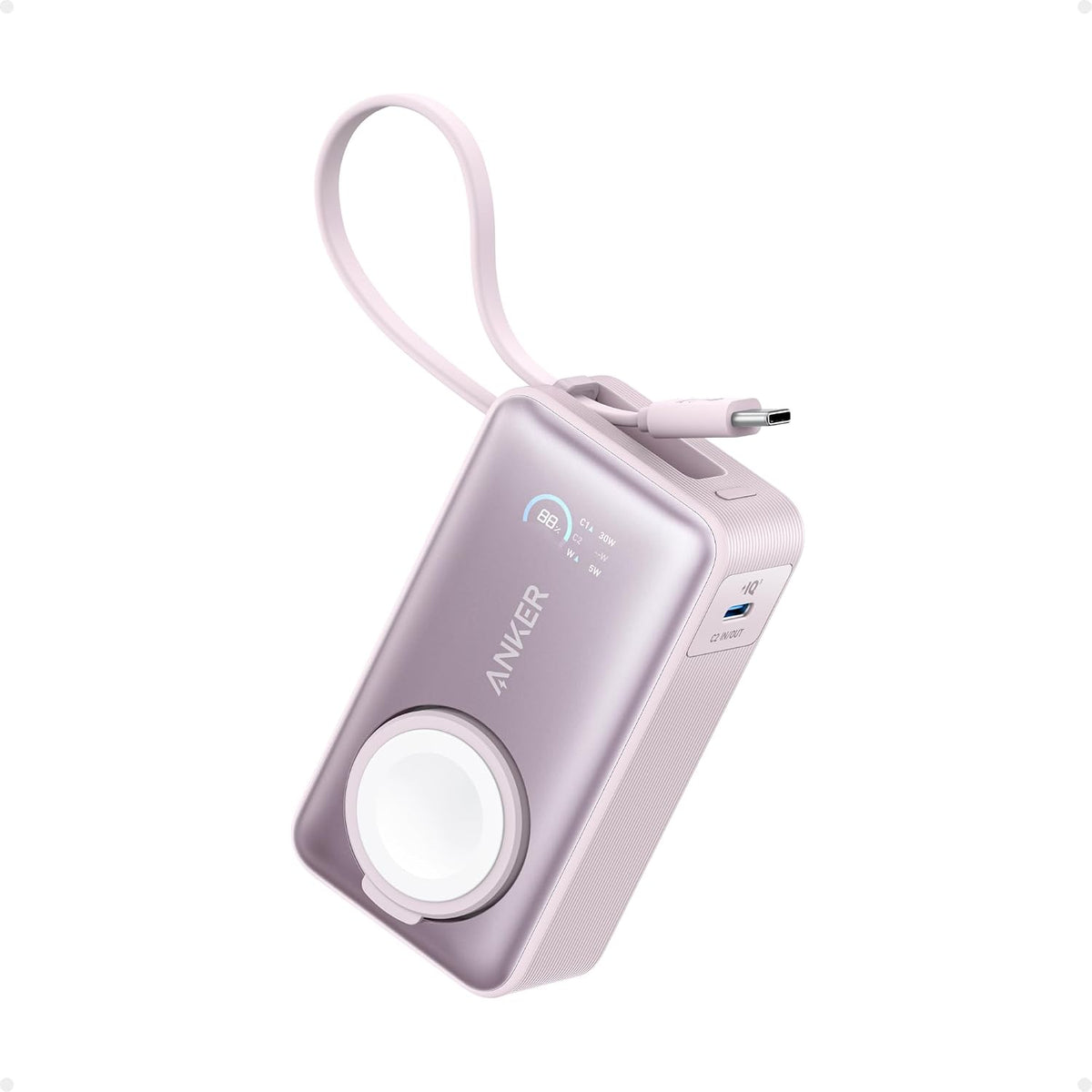 Anker MagGo Power Bank para Apple Watch, Batería Compacta Certifica...