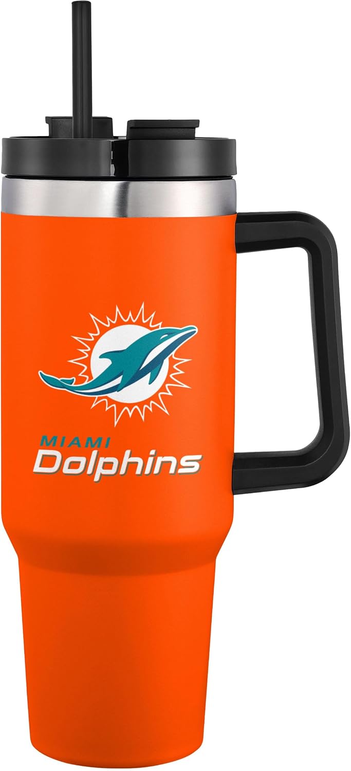 FOCO NFL - Taza de viaje unisex para adultos, con aislamiento con l...