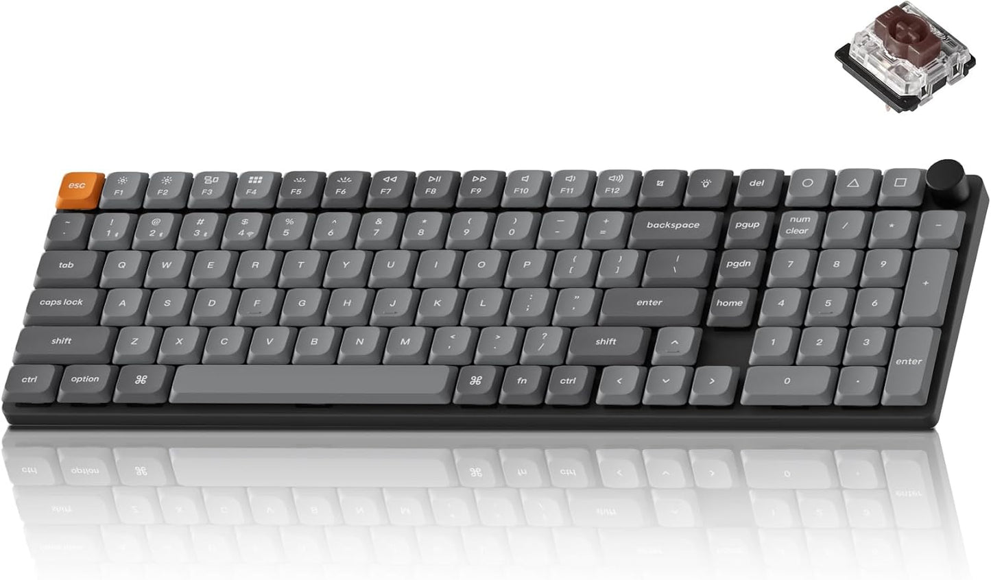 Keychron K17 Max 96% Layout QMK\/Launcher Teclado Mecánico Inalámbr...