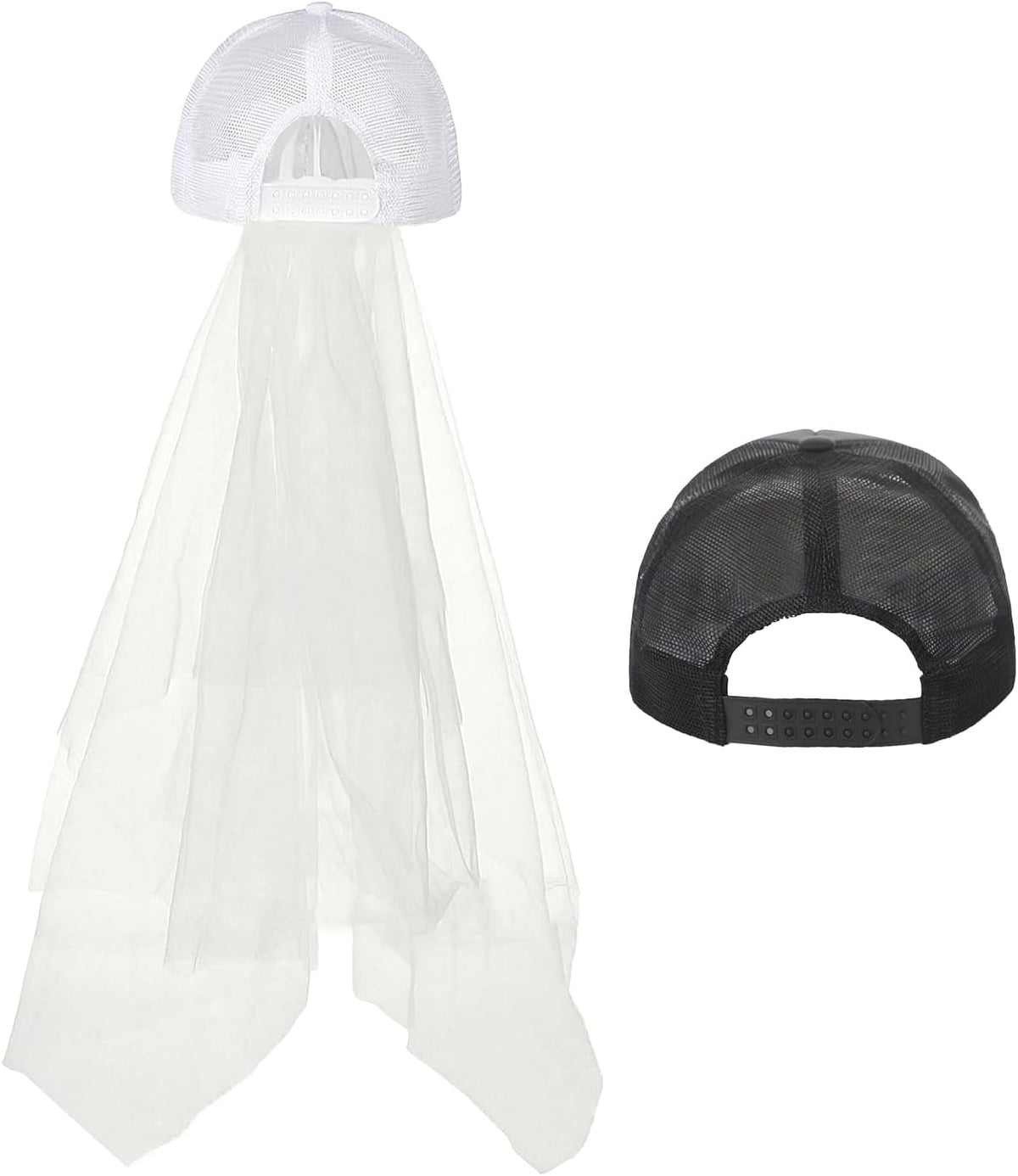 PURFUN Gorro de malla ajustable con perlas de diamantes de imitació...