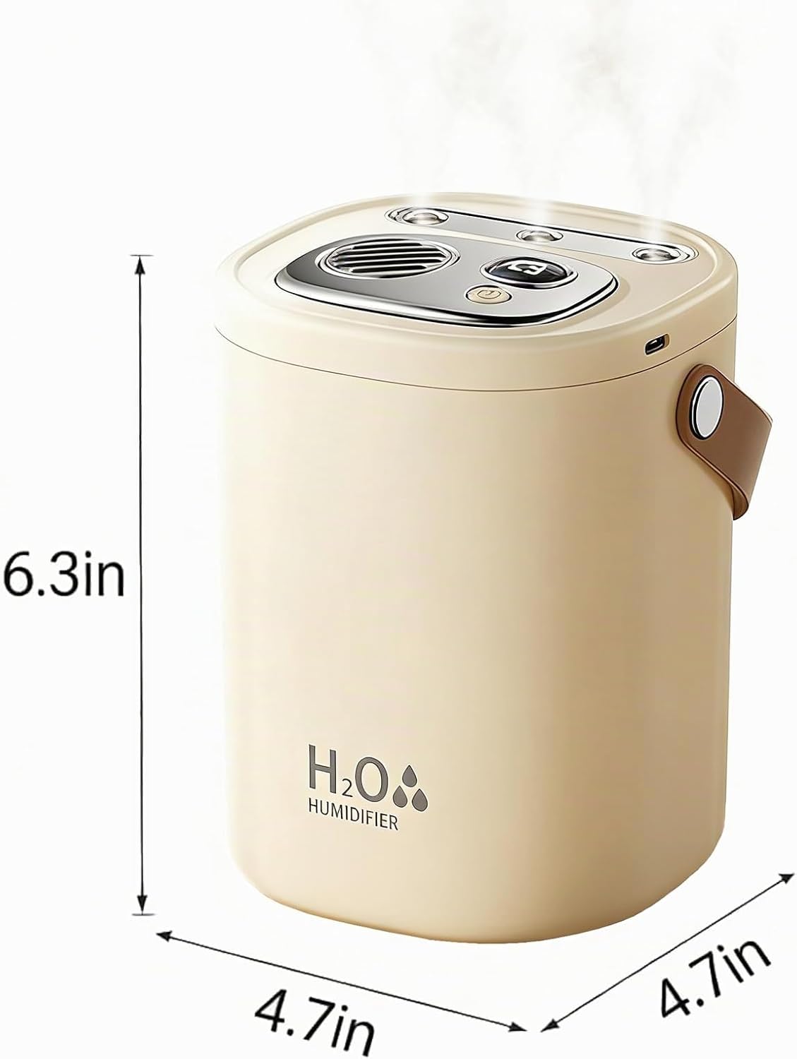 Humidificador portátil para dormitorio, humidificador de niebla frí...