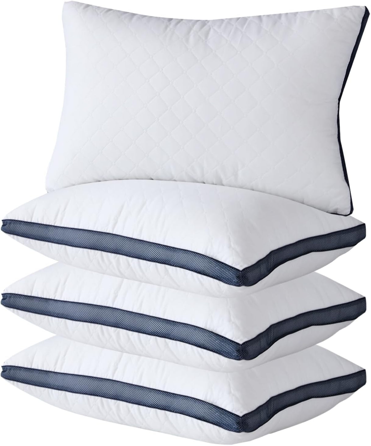 Meoflaw Almohadas para dormir (paquete de 4), almohadas de hotel de...