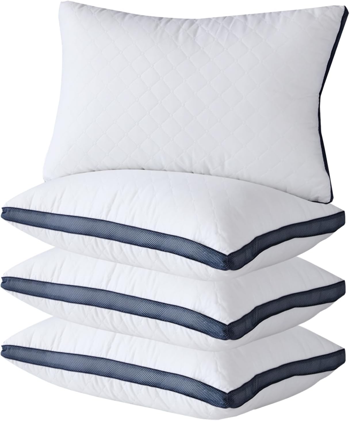 Meoflaw Almohadas para dormir (paquete de 4), almohadas de hotel de...